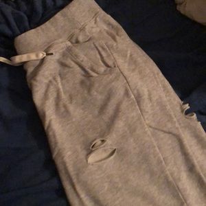 Aerie distressed sweatpants 2 pair